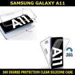 360 Degree Protection Clear Shockproof Silicone Cover For Samsung Galaxy A11 SM-A115F/DS Slim Fit and Sophisticated in Look